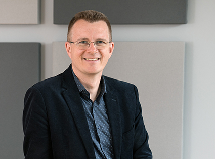 Portraitaufnahme von Herrn Stefan Kapp, Referent Statistik beim SVRP