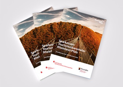 	drei Broschüren: Sparkassen-Tourismusbarometer Rheinland-Pfalz