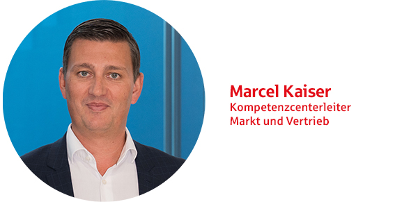Portraitaufnahme Marcel Kaiser, Kompetenzcenterleiter Markt und Vertrieb beim SVRP