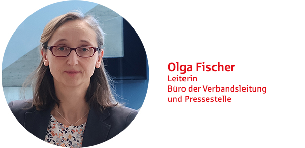 Foto Olga Fischer, Leiterin Büro der Verbandsleitung und Pressestelle des SVRP.