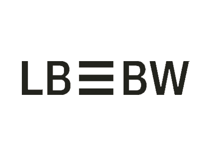 schwarzweißes Logo der LBBW Landesbank Baden-Württemberg