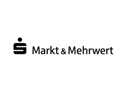 schwarzweißes Logo der S-Markt und Mehrwert GmbH