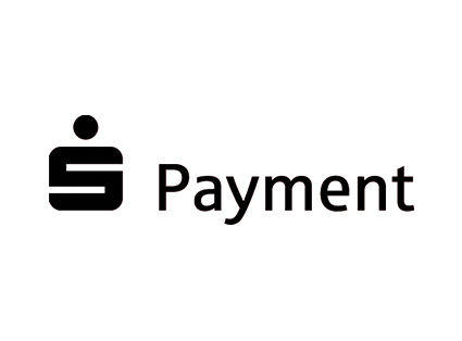 schwarzweißes Logo der S-Payment