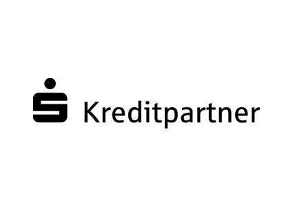 schwarzweißes Logo der S-Kreditpartner