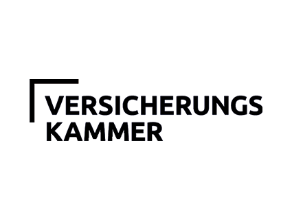 schwarzweißes Logo der Versicherungskammer Bayern